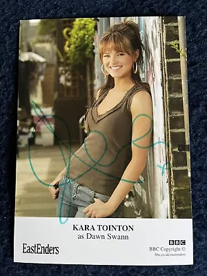 KARA TOINTON 'Dawn Swann'  Eastenders  SIGNED Photo Cast Card • £4.50