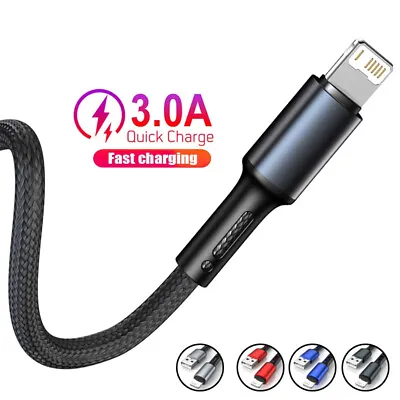 Fast Charge USB Cable For IPhone 11 12 13 14 Pro Max XS XR 7 8 IPad Charger Cord • $7.79