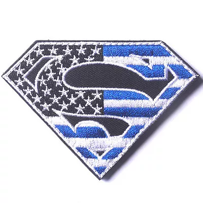 Super Man Super Hero U.s. Flag Milspec Airsoft Tactical Patch #4 • $3.99