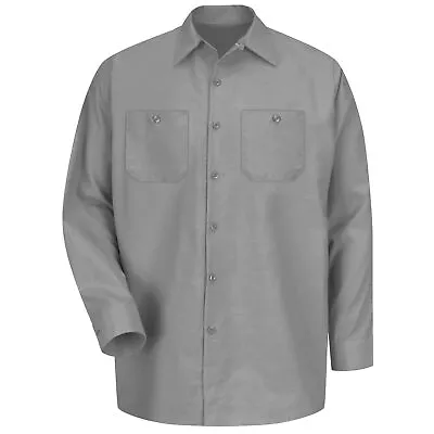 Red Kap Men's Long Sleeve Industrial Work Shirt • $21.49