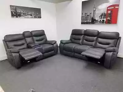 Brand New Vinson Express Smart Tech Power Recliner 3 + 2 Seater Sofa Set • £2195