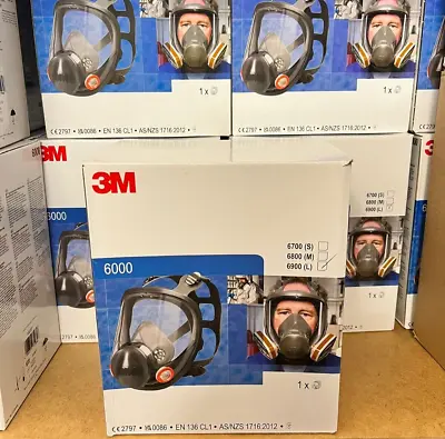3M 6900 Large Full Face Respirator Mask BRAND NEW - Expiry 2028 • £66.50