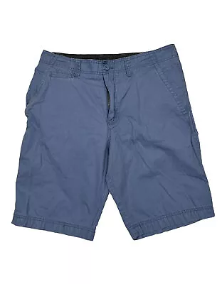 Faded Glory Men Size 32 (Measure 32x10) Blue Utility Chino Shorts • $8.14