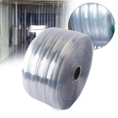 $110 • Buy PVC Strip Door Curtain Ribbon Roll Cold Freezer Cooler Plastic 7.08  W X164  L 