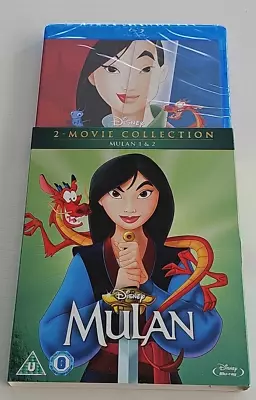 Disney - Mulan / Mulan II 2 Movie Collection (Blu-Ray) O-ring Sleeve New Sealed • £5