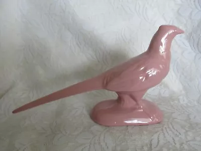 $14.99 • Buy Vintage Haeger Porcelain Ceramic Pink Bird Peacock Large Figurine