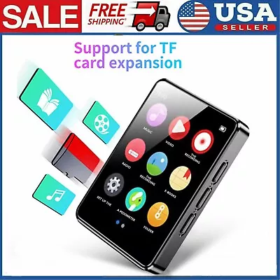 2.0  IPS Screen Bluetooth MP3 Player MP4 Media FM Radio HIFI Sport Music Speaker • $21.83