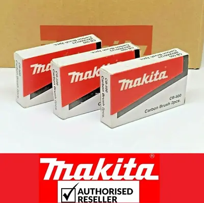 6PcsXGenuine Makita JM23000123 Carbon Brush CB500 Chop Saw LS1040 LS1018L MLS100 • £10.86