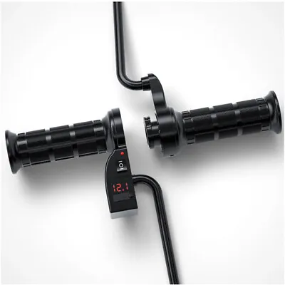 Heated Grips Motorcycle Heating Handlebar Temperature Adjustable USB 22mm Warmer • $28.70