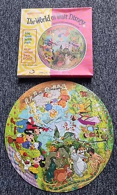 Vintage Waddington’s The World Of Walt Disney Circular Jigsaw Puzzle 100% VGC!! • £10