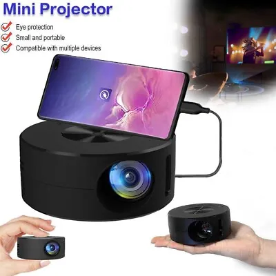 $37.99 • Buy Mini Projector LED HD 1080P Home Cinema Portable Home Movie Theater Projector