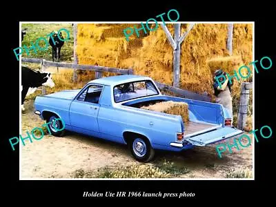 Old Postcard Size Photo Of 1966 Holden Hr Ute Launch Press Photo • $7