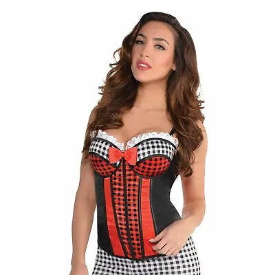 Ladies Halloween Corset Fancy Dress Up Fun Costume Outfit Christys Storybook • £6.99