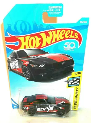 2018 HOT WHEELS 50th ANNIVERSARY HW SPEED GRAPHICS 4/10 2015 FORD MUSTANG GT • $8.99