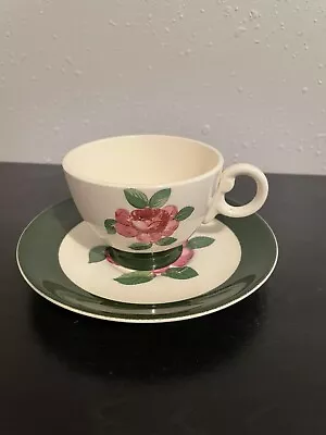 Taylor Smith Taylor China Tea Cup And Saucer Vintage Desert Rose • $12.99