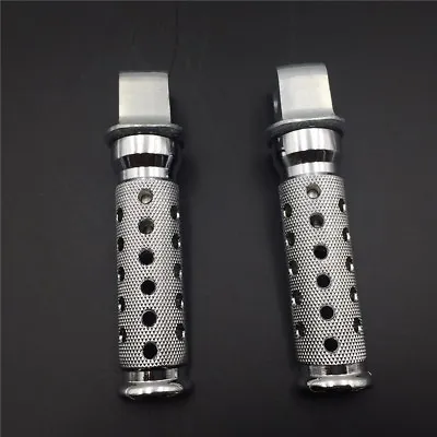 Silver Front Foot Pegs For Kawasaki EX250 ZX600 Ninja ZX7 ZX-9R ZX11 C/D ZX6 D/E • $12