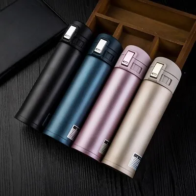 $19.47 • Buy 500ml Stainless Steel Vacuum Cup Thermos Flask Travel Water Bottle Cup Mug AU`