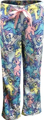 My Little Pony Women's Pastel Ponies Plush Juniors Lounge Pant New • $17.99