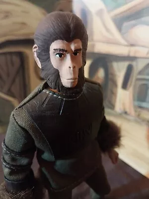 MEGO Custom Cornelius Planet Of The Apes POTA 8  Vintage Mego Body Custom Head  • $69