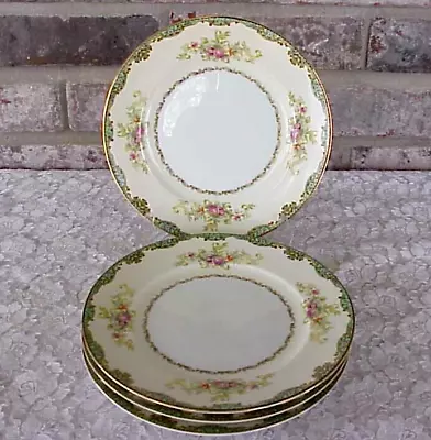 Vintage Dessert Plates (4) Meito China Ardsley Pattern Victorian 7 3/4  Diameter • $23.19