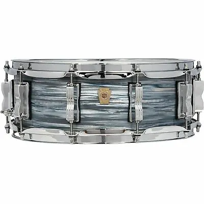 Ludwig LS401XX2Q Classic Maple 5 X 14  Snare Drum Vintage Blue Oyster • $940.36