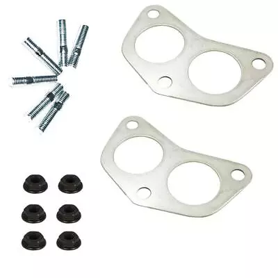 RRC Exhaust Flange Gaskets Studs & Nuts Kit For Land Rover V8 Disco 1 2 ETC4524K • $30