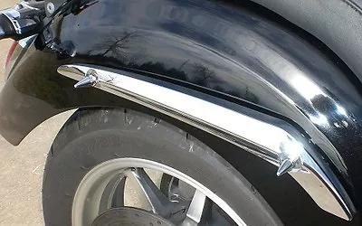 $22.22 • Buy VSTAR 1100 CHROME REAR FENDER SPIKES Xvs1100 Chopper Bobber V Star Custom Yamaha