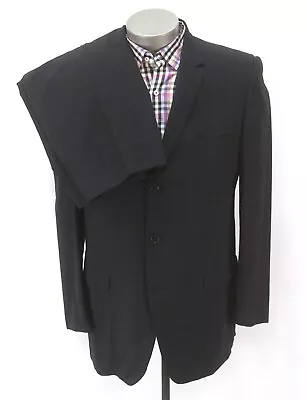 Black Plaid VINTAGE 50s 2pc Pant Suit HART SCHAFFNER MARX High Waisted 42 R L • $99.99