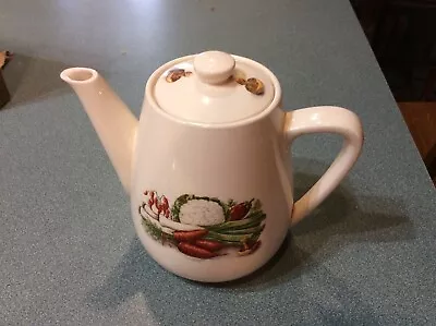 Villeroy & Boch Teapot Made In Luxembourg Unusual Vegetable Pattern! • $24.99