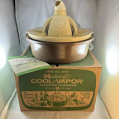 Vintage Hankscraft Humidifier Cool Vapor 240 By Gerber Cool Mist Tested Works • $99.99