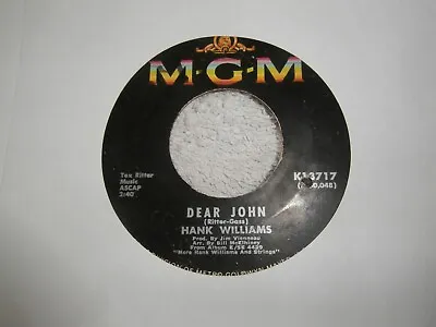 £1.99 • Buy Hank Williams / Dear John / Long Gone Lonesome Blues / Usa Press