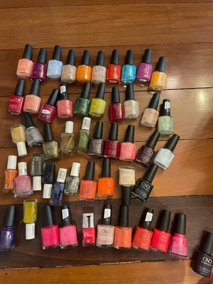 $25 • Buy 50 New Nail Polish LOT Random MIX BRANDS, CND, Dior FULL SIZE,Bulk,lot