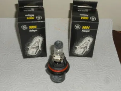 2X 9004 HB1 NEW Genuine GE Halogen Headlight Bulb Lamp IN BOXES -TWO BULBS! • $8.48