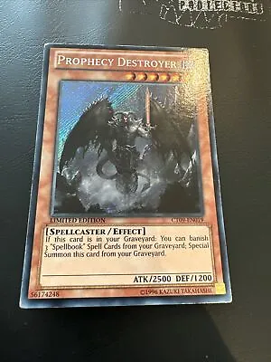 Yugioh Prophecy Destroyer Secret Rare Ct09-en019 Limited Edition Played • £1.09