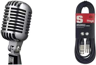 £219.20 • Buy Shure 55SH Series II Iconic Unidyne Dynamic Vocal Microphone Stagg 6m XLR To XLR