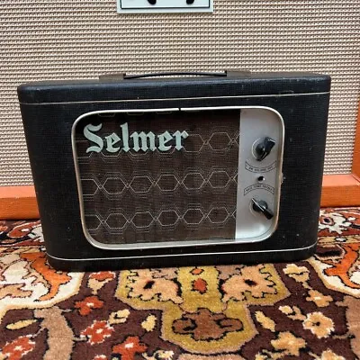 Vintage 1960s Selmer Little Giant 1x8 'The Black Period' Valve Amplifier Combo • £595