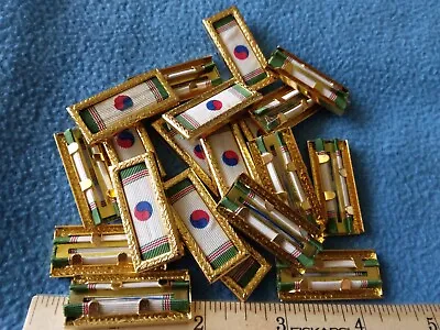 Lot Of 20 - Republic Of Korea Presidential Unit Citation Ribbon Bars With Frames • $19.95