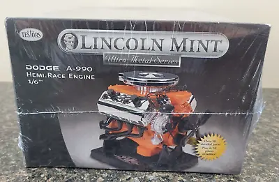 Testors Lincoln Mint Ultra Metal Series Dodge A-990 Hemi Race Engine 1:6 Model • $57.94