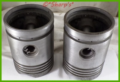 $99.16 • Buy B2381R B2392R* John Deere B Pistons Wrist Pins Snap Rings * Cast Iron *Standard!