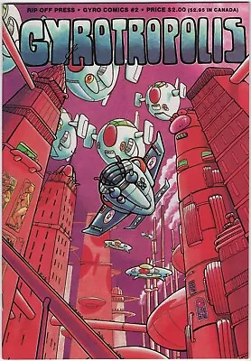 Gyro Comics Gyrotropolis Comic Book #2 Mark Bode Rip Off Press 1987 FINE+ • $3.99