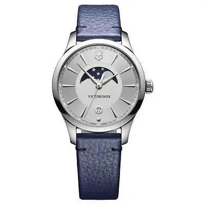 Victorinox Swiss Army 241832 Women's Alliance Quartz Small Leather Strap Watch • $179.33