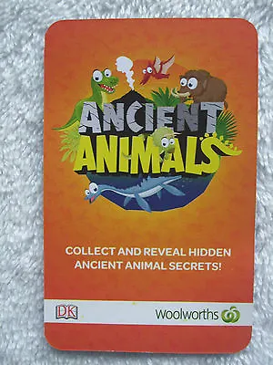 BN Woolworths Ancient Animals Cards Choose The One You Want Nos 1-39 FREE POST • $1