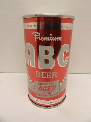 Abc Premium Straight Steel Fan Pull Tab Beer Can #32-3 Chicago Il • $100