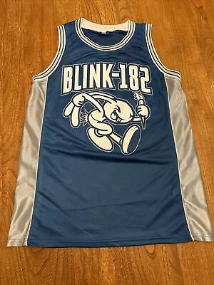 Blink 182 Basketball Jersey Blue Pop Punk Medium Loser Kids Tour Atticus Macbeth • $100