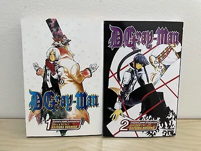 D. Gray-Man--Manga-- Vol 1&2 --English--Shonen Jump Katsura Hoshino • $19.99