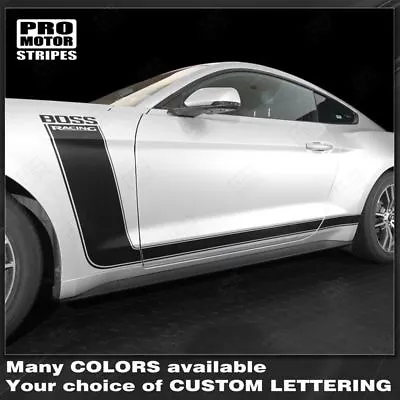 Ford Mustang 2015-2023 BOSS 302 Style Side Stripes Decals (Choose Color) • $100.32