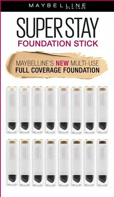 Maybelline Super Stay Multi Use Foundation Stick Full Coverage Cream-Matte *Pick • $9.99