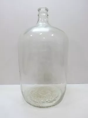 5 Gallon Clear 1953 Owen Illinois Carboy Glass Water Bottle Nautical (btl-849b) • $74.99