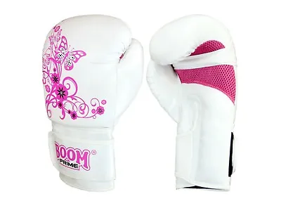 £13.99 • Buy Ladies Pink Boxing Gloves 6oz-12oz Training Sparring Gloves Punching Muay Thai