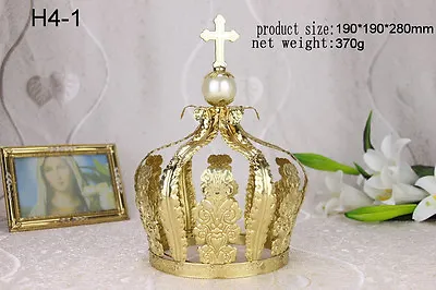 Holy Crown With Cross For Virgin Mary Madonna Jesus Statue 11.02 H H4-1 • $260